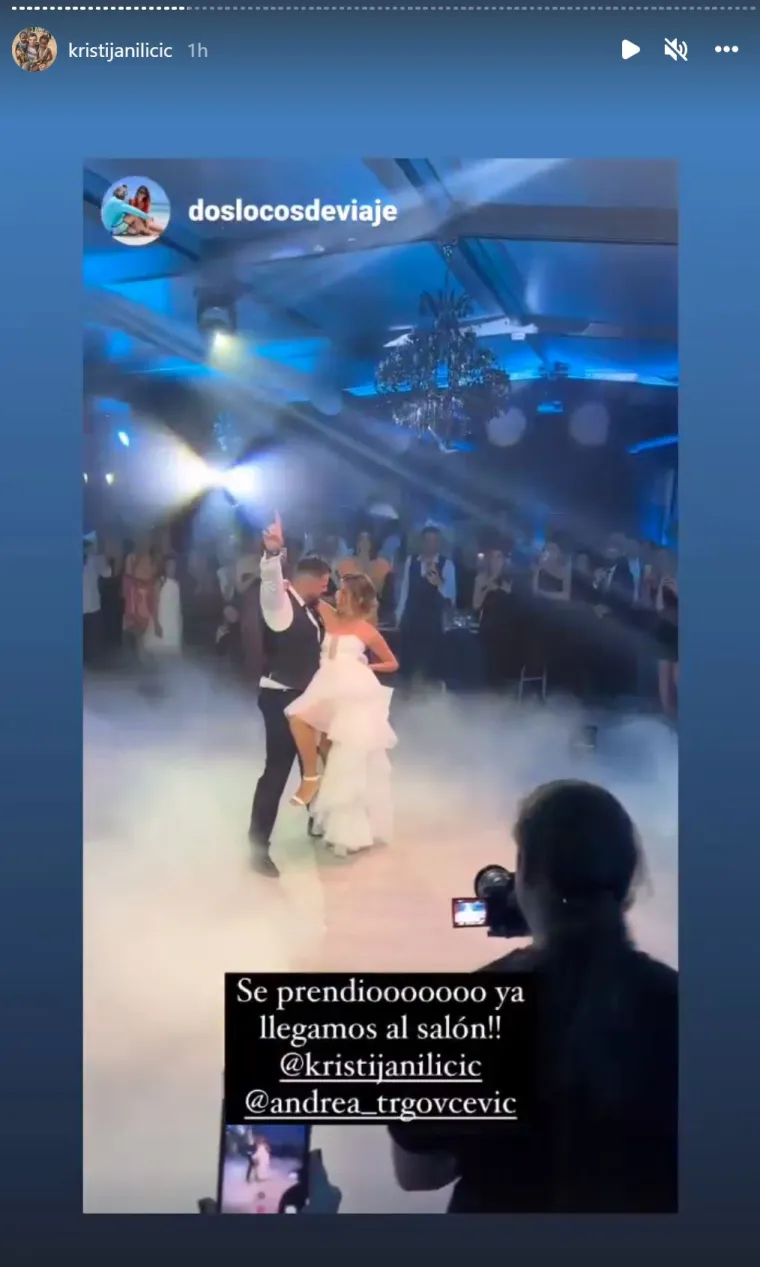 Procurile fotografije s influencerske svadbe godine: Kristijan Iličić zaplakao kad je ugledao svoju Andreu