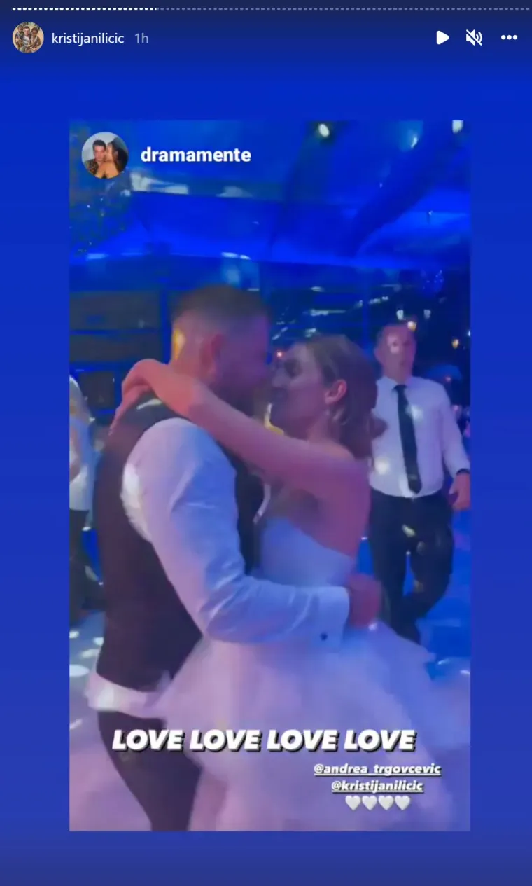 Procurile fotografije s influencerske svadbe godine: Kristijan Iličić zaplakao kad je ugledao svoju Andreu