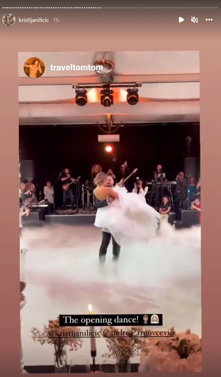 Procurile fotografije s influencerske svadbe godine: Kristijan Iličić zaplakao kad je ugledao svoju Andreu
