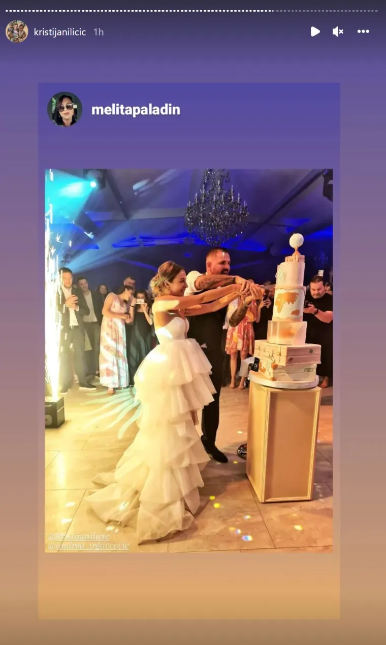 Procurile fotografije s influencerske svadbe godine: Kristijan Iličić zaplakao kad je ugledao svoju Andreu