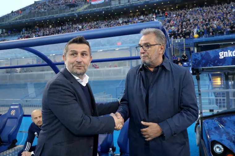 Prvi trenerski obračun Nenada Bjelice i Ante Čačića. Kamere snimile njihov susret