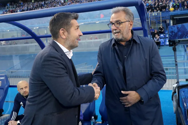 Prvi trenerski obračun Nenada Bjelice i Ante Čačića. Kamere snimile njihov susret