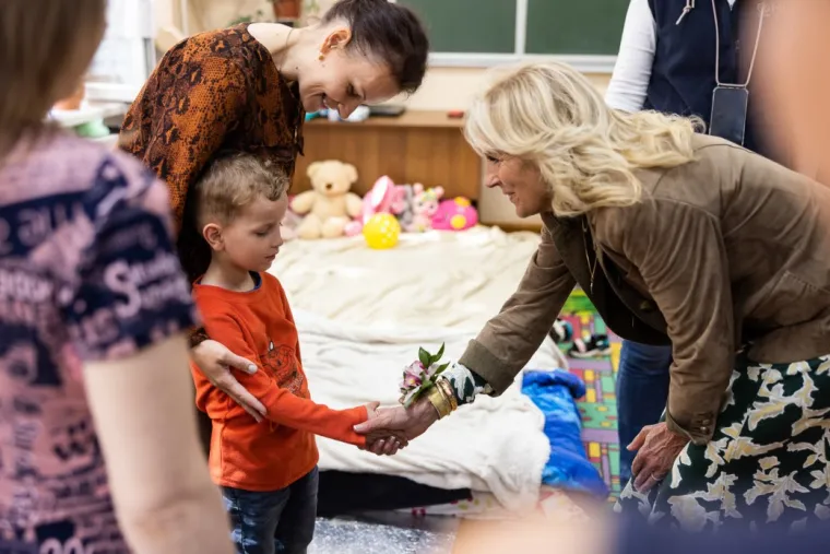 FOTO Olena Zelenska u rijetkom istupu u javnosti. Sastala se s Jill Biden, sve držano u tajnosti