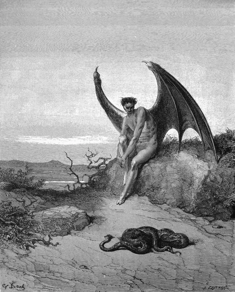 Mnogi kršćani ukazuju na Knjigu proroka Izaije kao objašnjenje Đavolove povijesti: on je izvorno bio anđeo po imenu Lucifer. Međutim, Lucifer se odvojio od Božjeg autoriteta i bio protjeran s Neba i izbačen. Izaija 14,12 opisuje pad: &quot;Kako si pao s neba, o Lucifere, sine jutra! Kako si oboren do zemlje, koji si oslabio narode!&quot;
