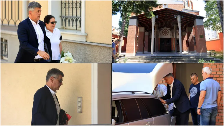 Otac Mateja Peri&scaron;a stigao u crkvu gdje je dovezeno tijelo njegova sina