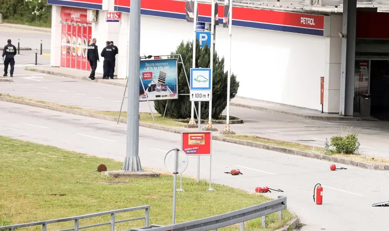 Mjesto tučnjave navijača Torcide i policije