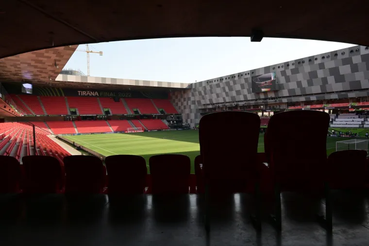 Stadion Air Albania na kojem će se odigrati finale Konferencijske lige između Rome i Feyenoorda