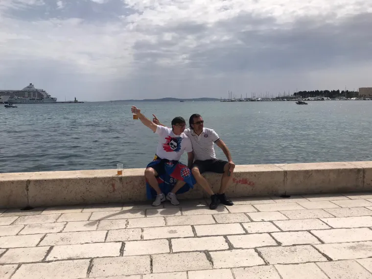 Prekrasna atmosfera u Splitu uoči finala Kupa