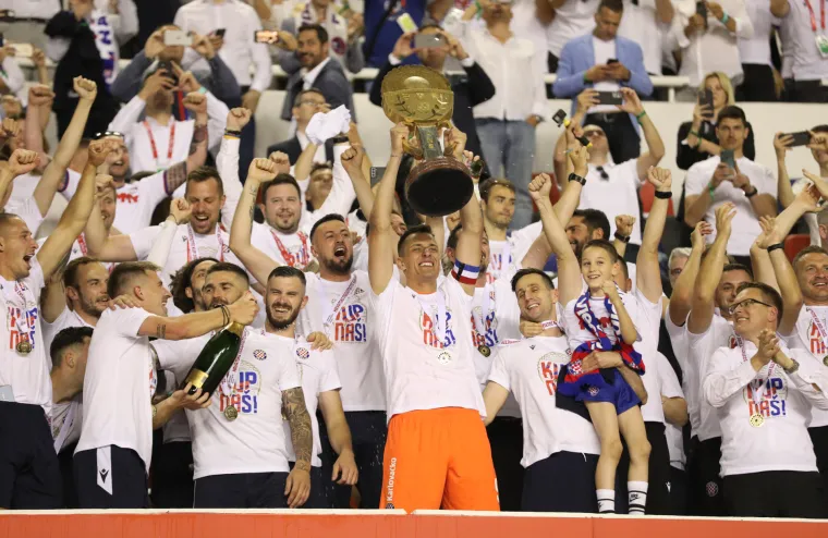 Hajduk ponosno proslavio prvi trofej nakon devet godina
