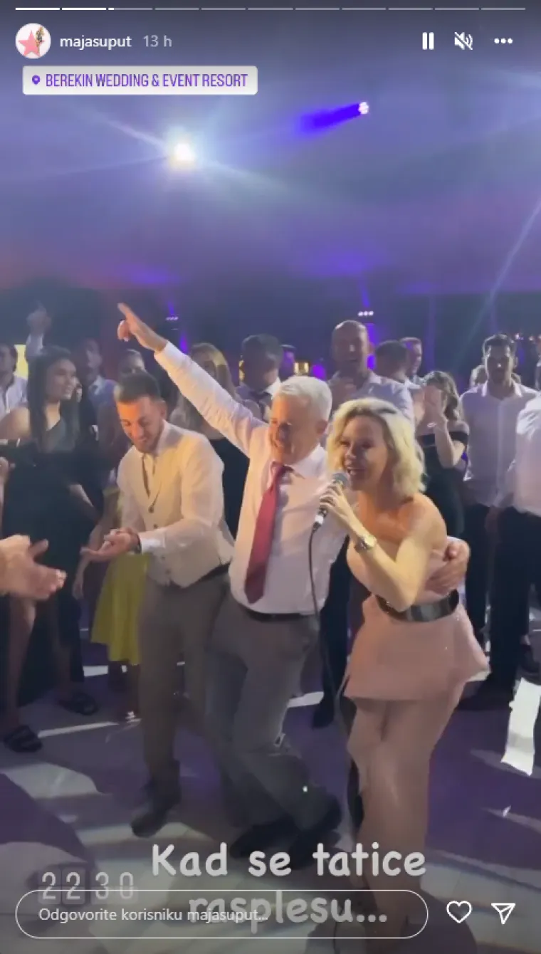 Vesela pjevačica atmosferu je dovela do usijanja, a s njom su zaplesali brojni uzvanici.