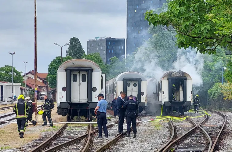 Požar na Glavnom kolodvoru