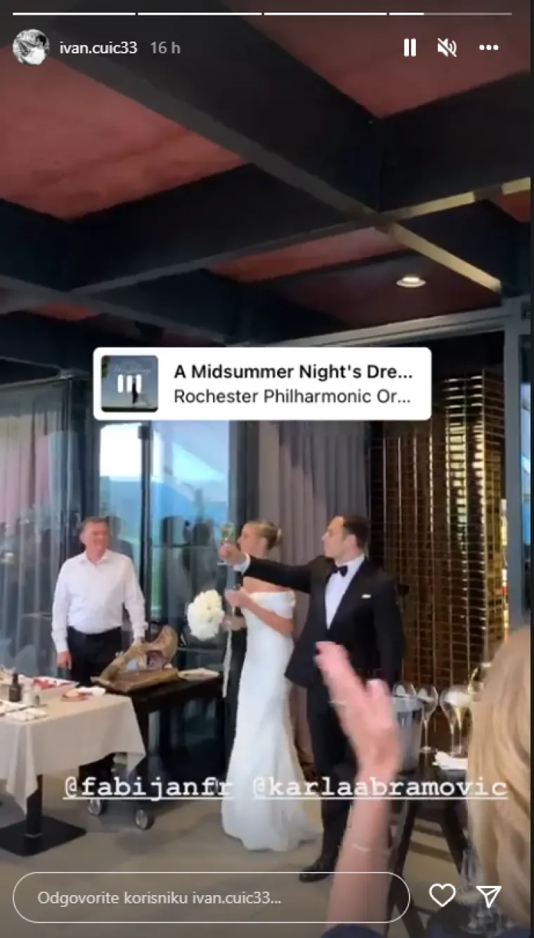 Oženio se Fabijan Pavao Medvešek! Glumac koji je očarao i Nives Celzijus obećao se lijepoj Karli, pjevao im Saša Lozar...