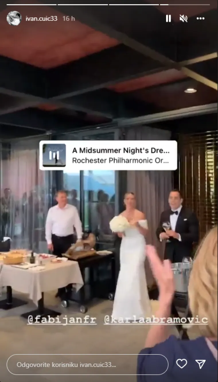 Oženio se Fabijan Pavao Medvešek! Glumac koji je očarao i Nives Celzijus obećao se lijepoj Karli, pjevao im Saša Lozar...