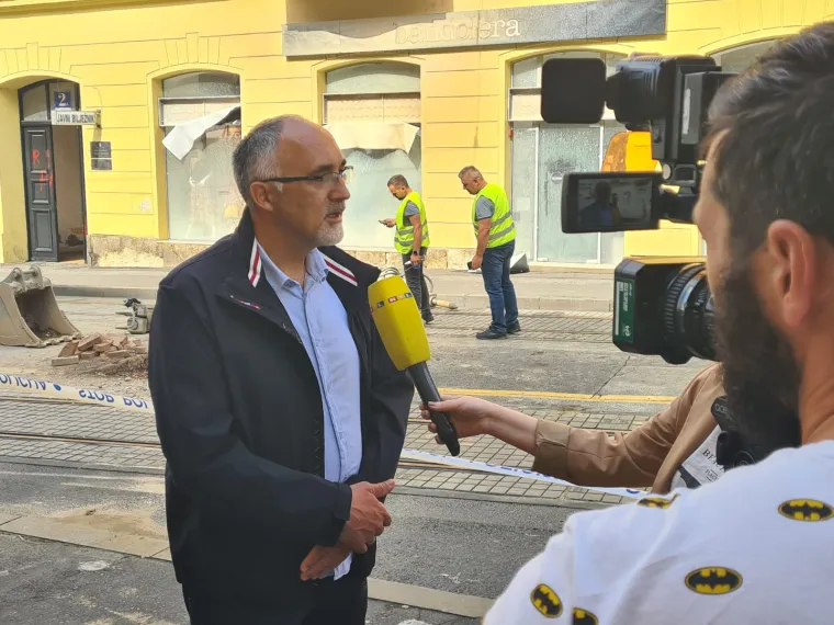 Pogledajte mjesto stravičnog požara plinovoda u Zagrebu. Tramvaji ne voze Frankopanskom