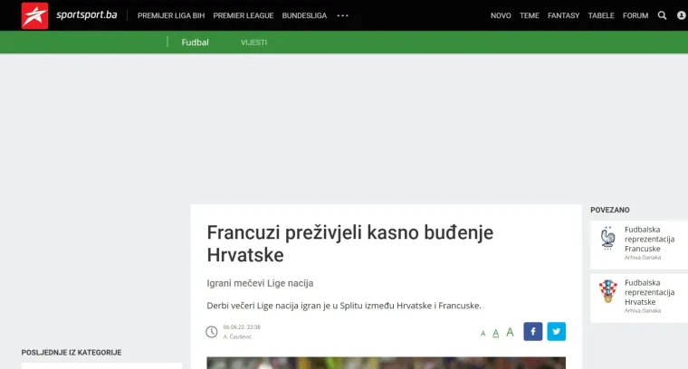 Portali iz regije raspisali se o spektaklu na Poljudu: 'Komšije nam pokazale kako se bodri reprezentacija'