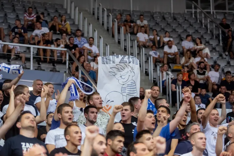 Pogledajte kakva je euforija vladala na tribinama tijekom ključne utakmice između Zadra i Cibone