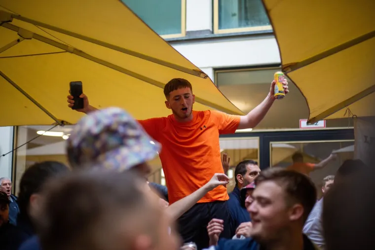 Engleski navijači u Munchenu