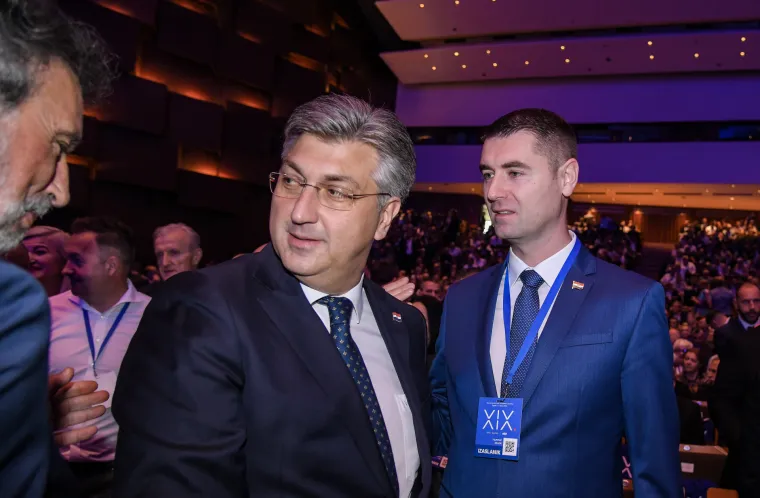 Andrej Plenković i Davor Filipović