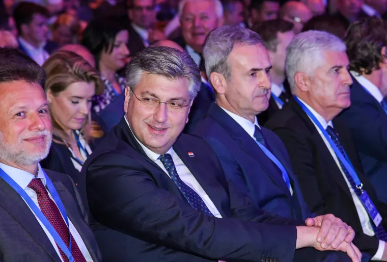 Andrej Plenković, Gordan Jandroković, Dragan Čović