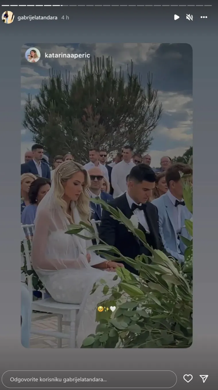 Nogometaš Marko Tolić oženio najljepšu hrvatsku WAGS-icu: Gabrijela Tandara sve je očarala u raskošnoj vjenčanici