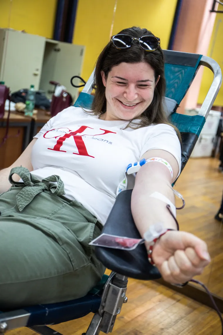 Svjetski dan darivatelja krvi studenti su prigodno obilježili darivanje u u Studentskom domu Stjepan Radić