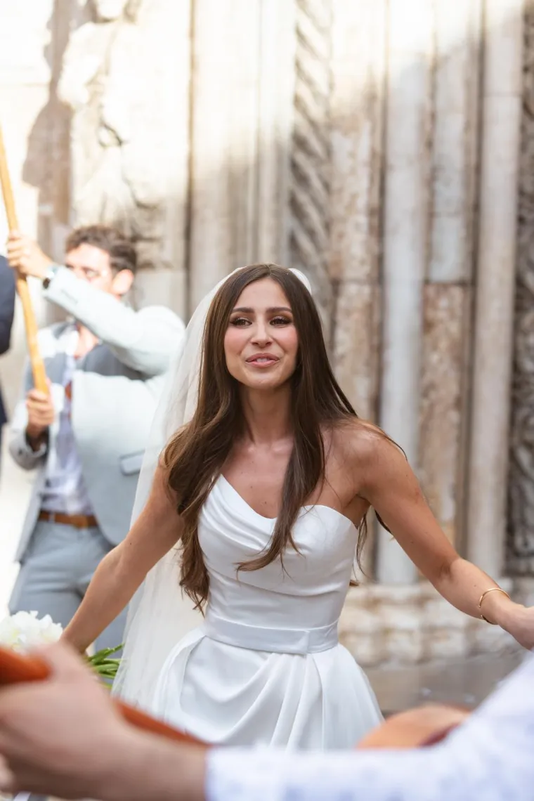 Dominik i Helena uplovili u bračnu luku: Uz mladence, u prvom planu bila je i moderna Livakovićeva mama