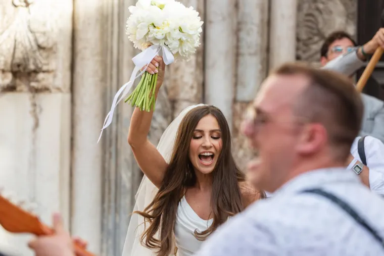 Dominik i Helena uplovili u bračnu luku: Uz mladence, u prvom planu bila je i moderna Livakovićeva mama