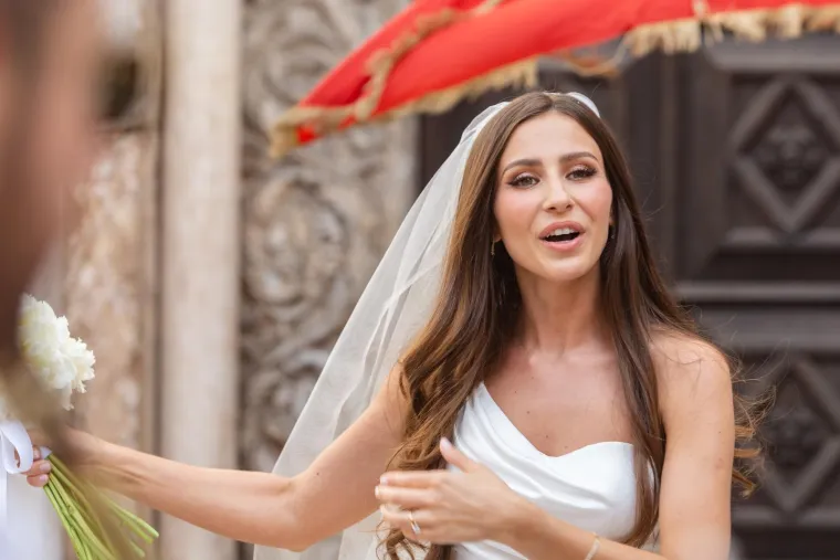 Dominik i Helena uplovili u bračnu luku: Uz mladence, u prvom planu bila je i moderna Livakovićeva mama