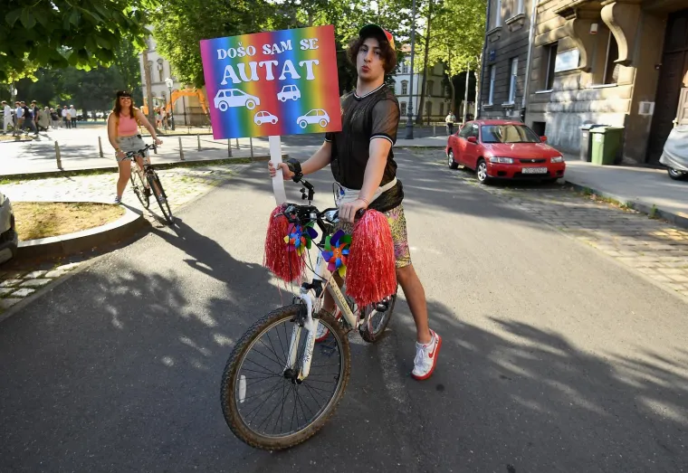 U Zagrebu održana treća prosvjedna vožnja biciklima za ravnopravan položaj LGBTI osoba