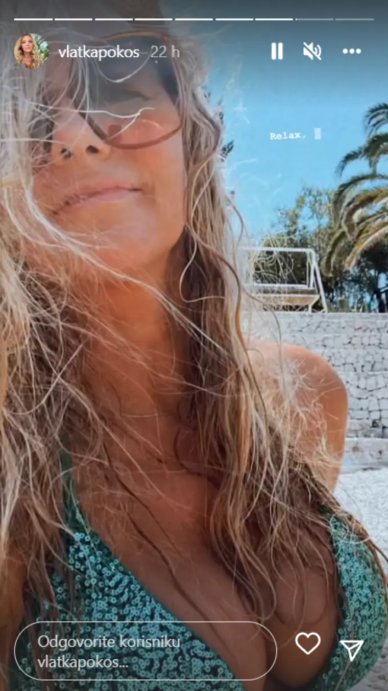 Vlatka Pokos opalila seriju vrućih selfieja na plaži: 'Vidim da me uspoređuju s plastičnim ljepoticama...'