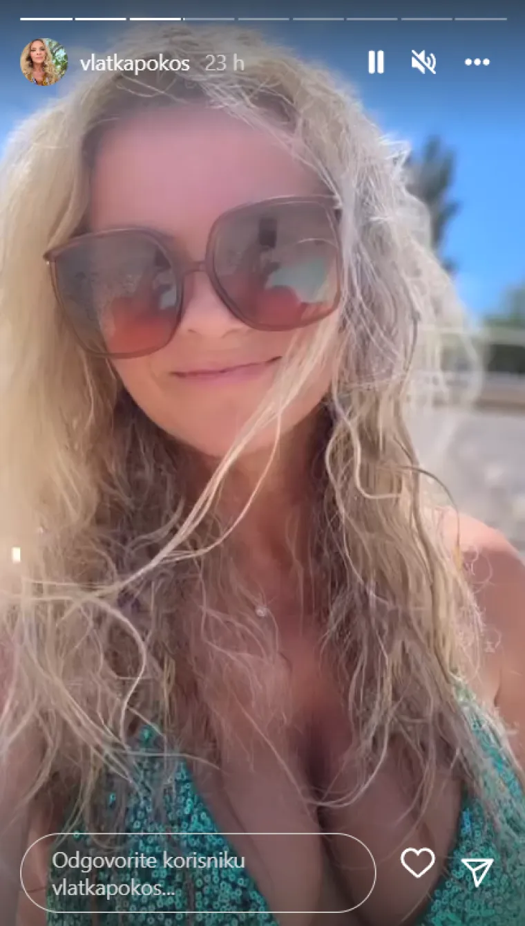 Vlatka Pokos opalila seriju vrućih selfieja na plaži: 'Vidim da me uspoređuju s plastičnim ljepoticama...'