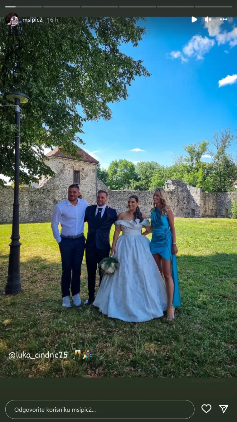 Rukometaš Luka Cindrić oženio je svoju srednjoškolsku ljubav Laru: Ludu ekipu zabavljala je Maja Šuput, i ona je objavila vesele kadrove