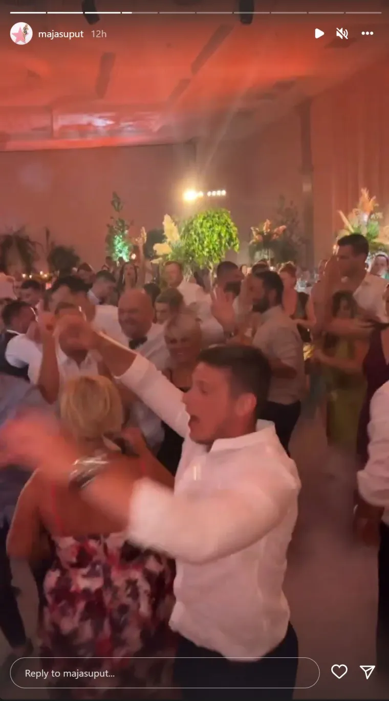 Rukometaš Luka Cindrić oženio je svoju srednjoškolsku ljubav Laru: Ludu ekipu zabavljala je Maja Šuput, i ona je objavila vesele kadrove