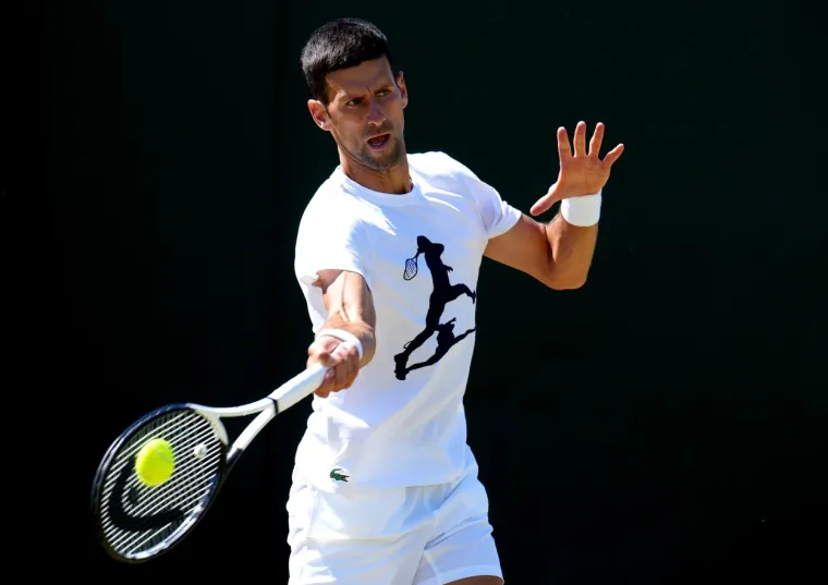 Nova senzacija trenirala s Noletom uoči finala Wimbledona: Kad su čuli da je Mili iz Splita tu s Đokovićem, odmah su nahrupili na teren