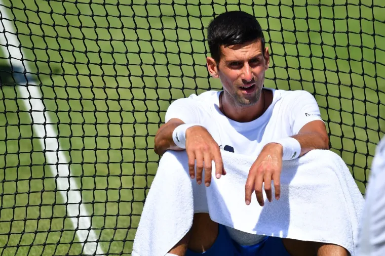 Nova senzacija trenirala s Noletom uoči finala Wimbledona: Kad su čuli da je Mili iz Splita tu s Đokovićem, odmah su nahrupili na teren
