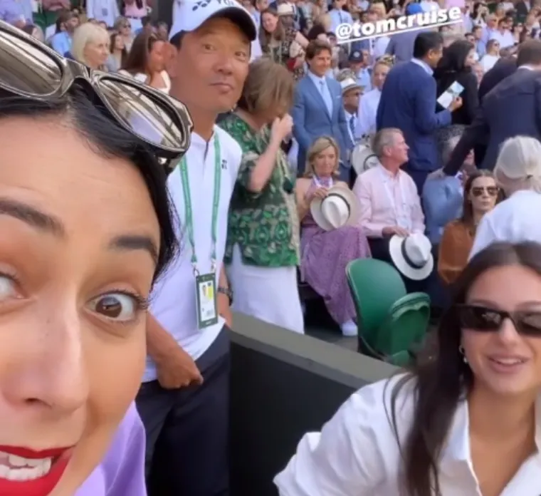 Prekrasna djevojka Nicka Kyrgiosa očarala sve u Wimbledonu: 'Uzbudila ju je prisutnost Toma Cruisea, bila je blizu i kraljevske obitelji'