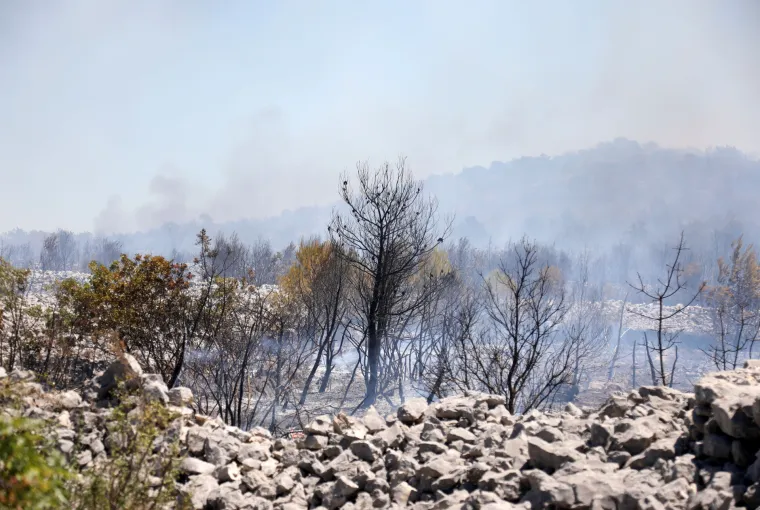 Vatrena stihija hara Dalmacijom: Sve vatrogasne snage su na terenu, vjetar otežava gašenje