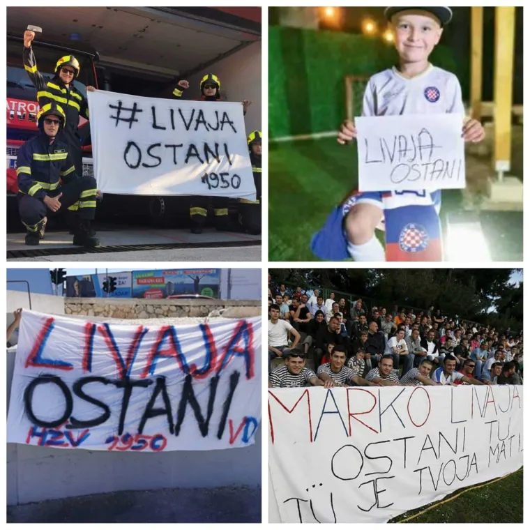 Navijačka sezona je počela pokretom "Livaja ostani" kojom su navijači Hajduka htjeli uvjeriti svog ljubimca da produži vjernost klubu