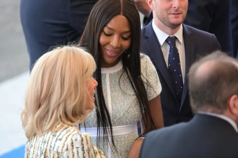 Brigitte Macron i Naomi Campbell 