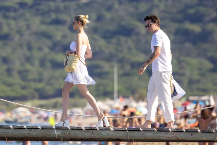Brooklyn Beckham i Nicola Pelt