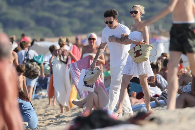 Brooklyn Beckham i Nicola Pelt