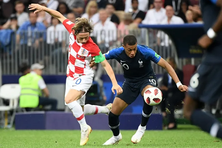 Finale svjetskog prvenstva 2018. godine između Hrvatske i Francuske