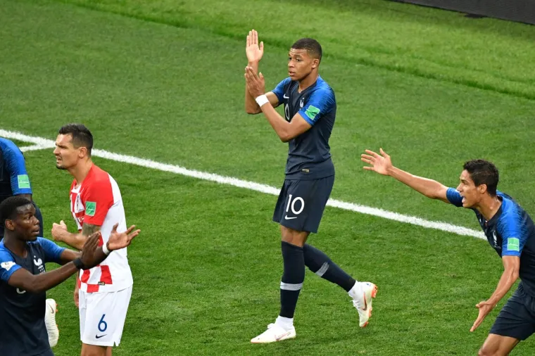 Finale svjetskog prvenstva 2018. godine između Hrvatske i Francuske