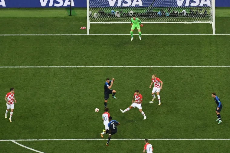 Finale svjetskog prvenstva 2018. godine između Hrvatske i Francuske