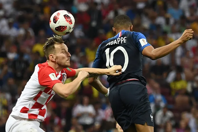 Finale svjetskog prvenstva 2018. godine između Hrvatske i Francuske