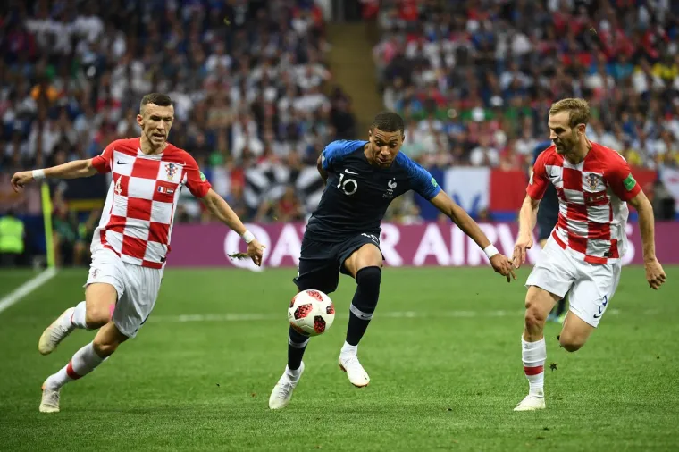 Finale svjetskog prvenstva 2018. godine između Hrvatske i Francuske