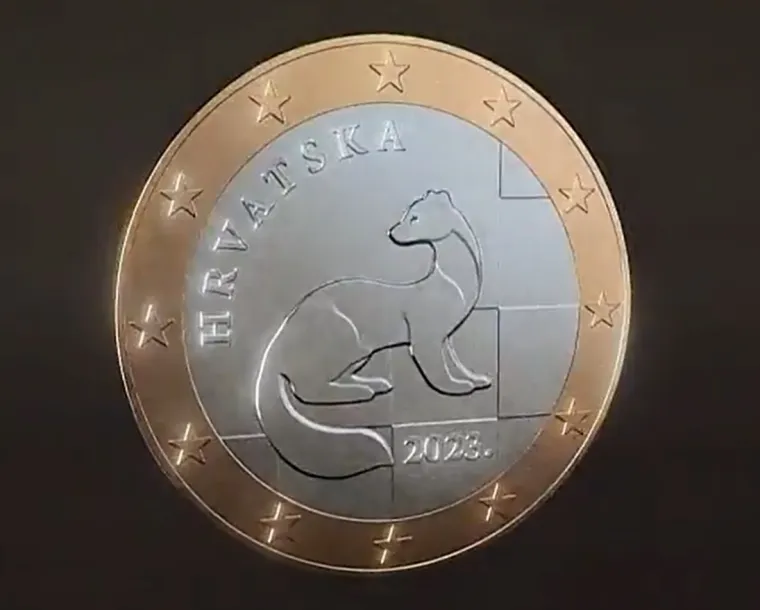 Na kovanici od jednog eura je životinja kuna