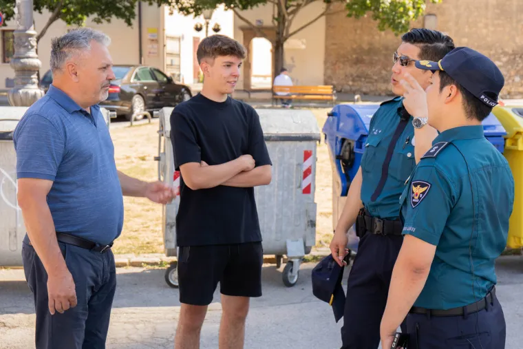 Pogledajte kako izgleda dan s korejskim policajcima u Zagrebu: Vole trenirati te popiti hrvatsko vino i pivo