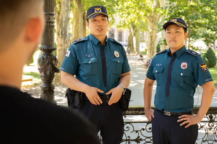 Pogledajte kako izgleda dan s korejskim policajcima u Zagrebu: Vole trenirati te popiti hrvatsko vino i pivo