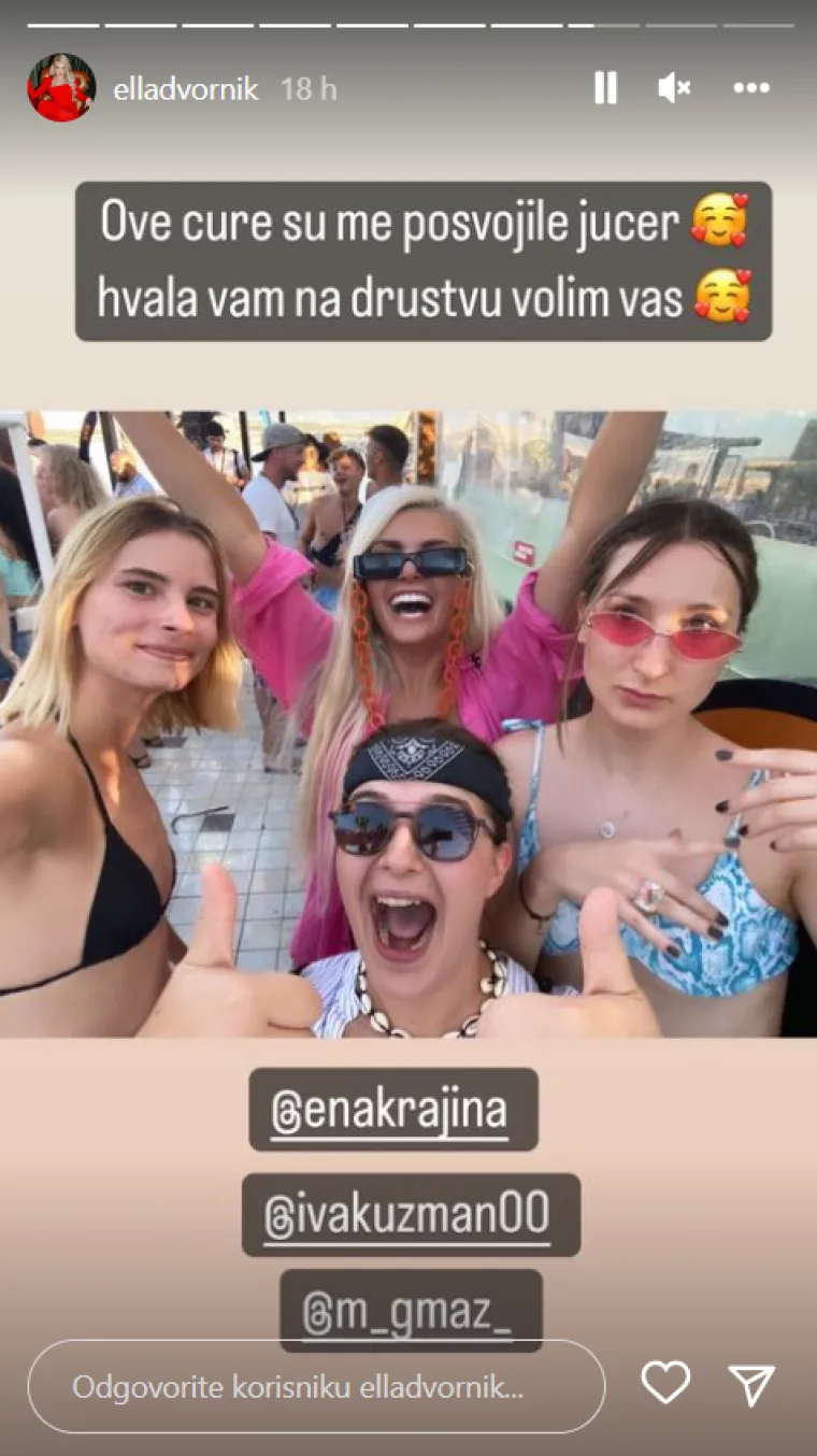 Ella Dvornik-Pearce partija na Zrću.